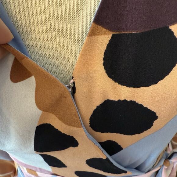 Anthropologie Hutch Bloom Wrap Maxi Dress Sz S Open Tie Back Party Wedding Date - Picture 9 of 16